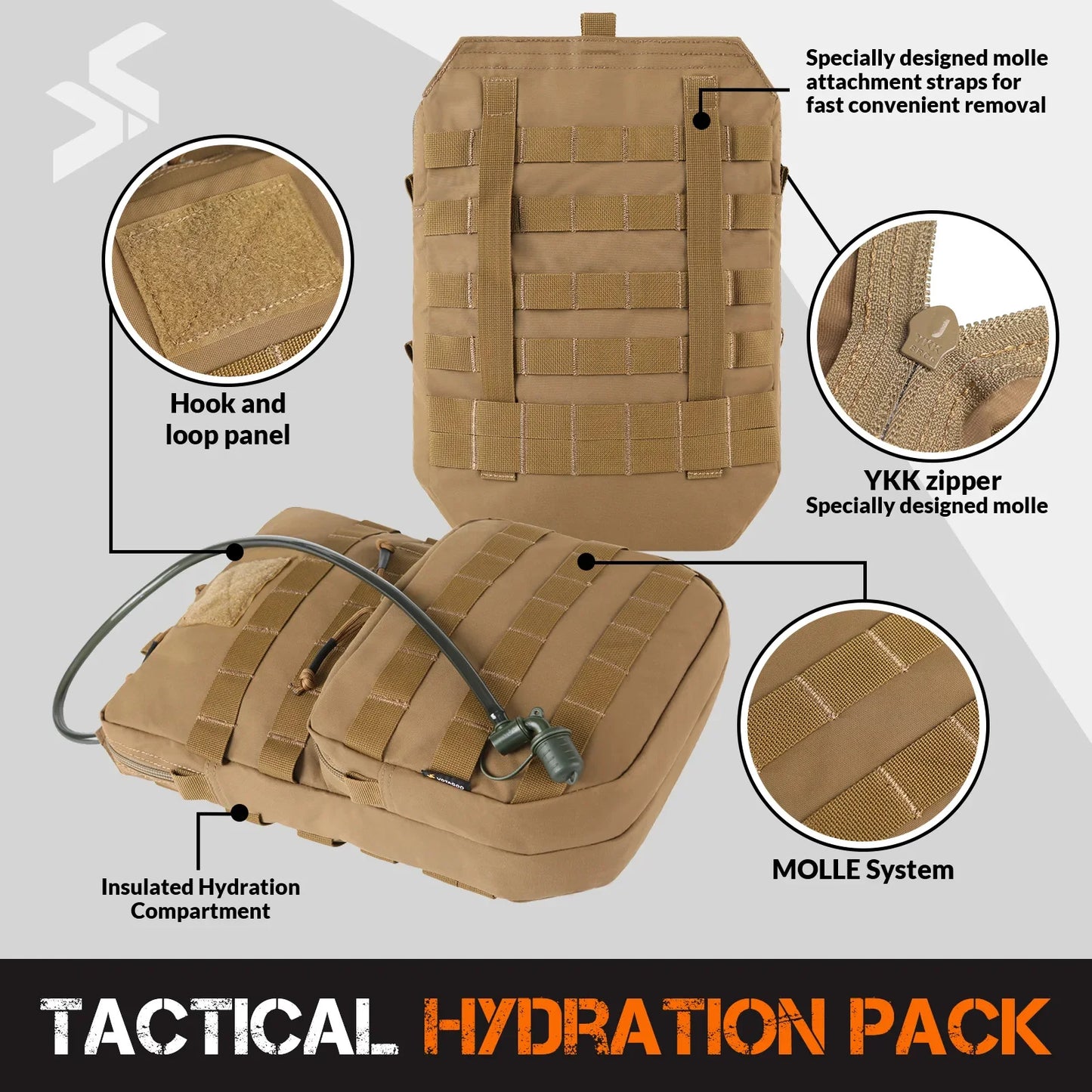 Outdoor Tactical Hydration Pack for Bicycling/Hiking & Hunting