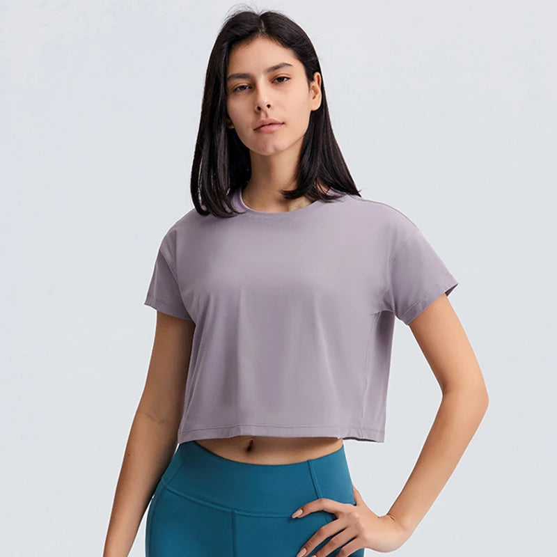 Women’s Seamless Quick Dry Short Sleeve Shirts