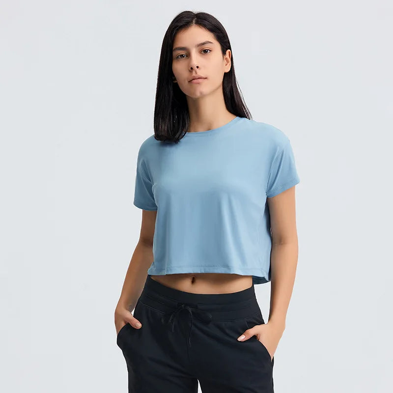 Women’s Seamless Quick Dry Short Sleeve Shirts