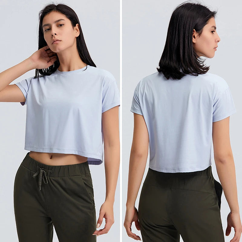 Women’s Seamless Quick Dry Short Sleeve Shirts