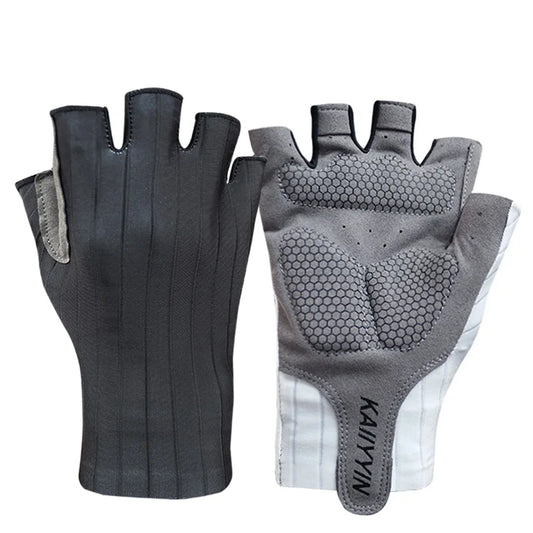 New Men Women Pro Aero Half Finger Outdoor Road Bike Cycling Gloves