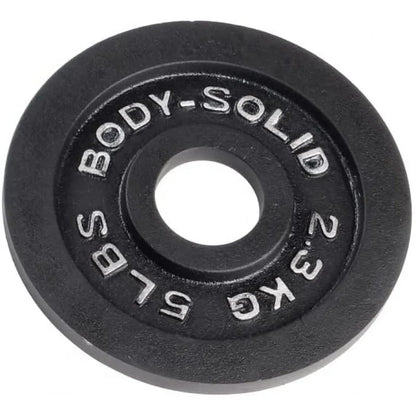 Cast Iron Body-Solid Weight Set with Bar