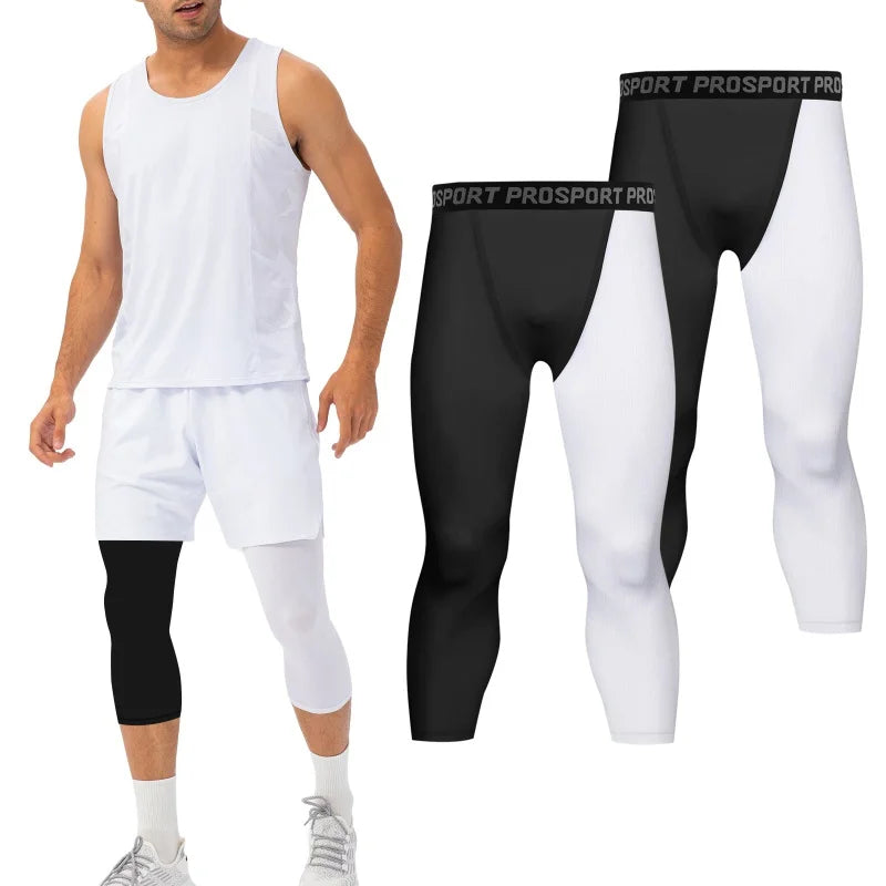 Mens Athletic Compression  leggings for All Sports