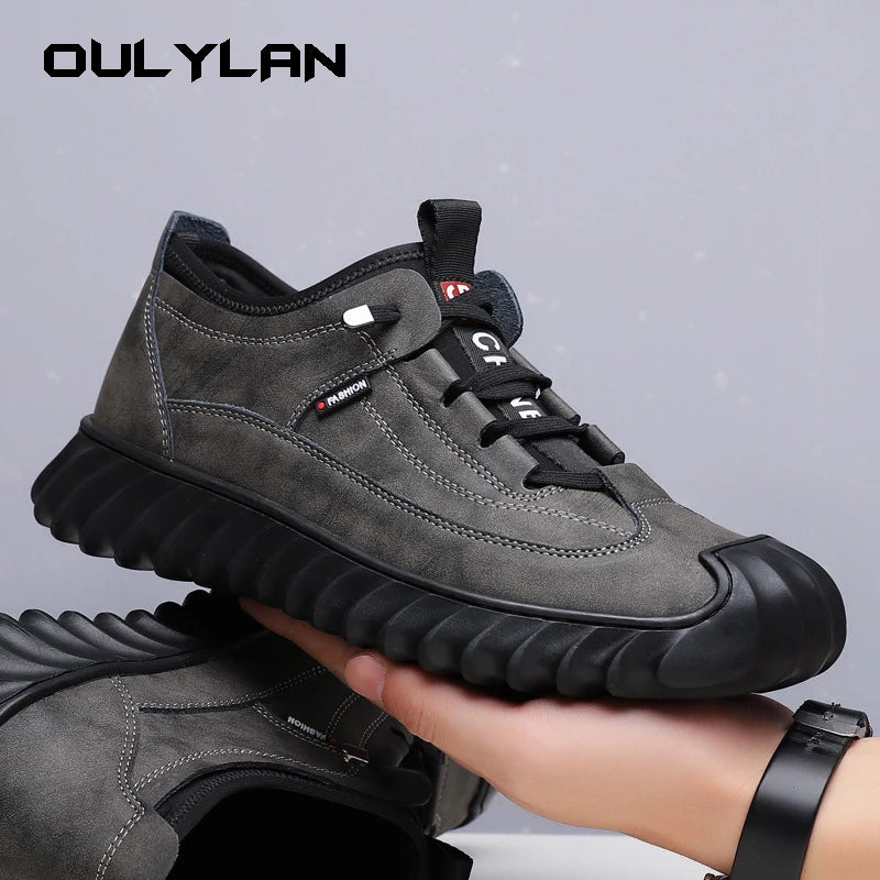 Men's Casual Lightweight Non-Slip Breathable Trail Running Sneakers