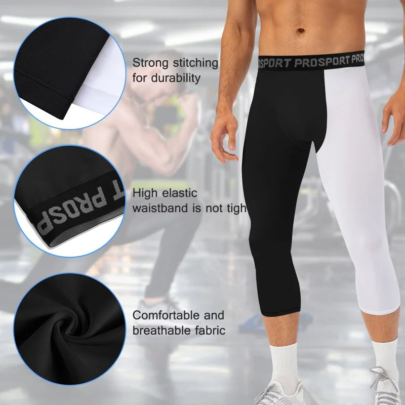 Mens Athletic Compression  leggings for All Sports