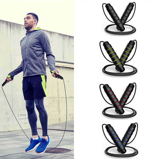 Adjustable Jump Rope For Fitness Speed Training & Weight Loss