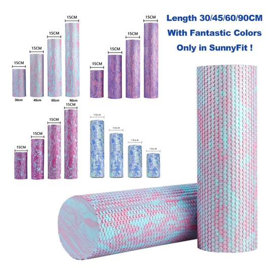 Yoga Foam Roller 30/45/60/90cm for Muscle Relaxation