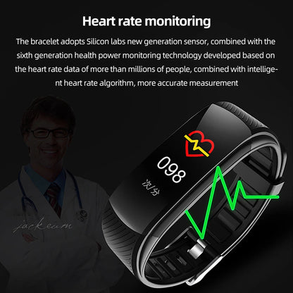 Brand New Waterproof Heart Rate/Sleep/Steps/Fitness Tracker Smart Watch For Android & IOS