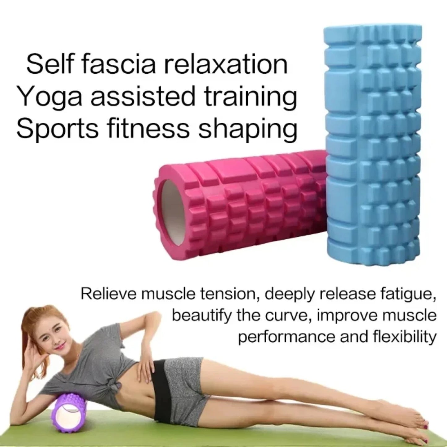 New Yoga Block Foam Massage Roller