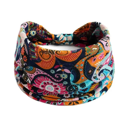 Unisex Bohemian Style Elastic Yoga Headband