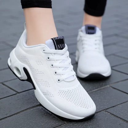 Women's Breathable Air Cushion Colorful High Quality Running Sneakers